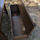Solid oak farmhouse table + storage bench + 3 chairs + 1 stool