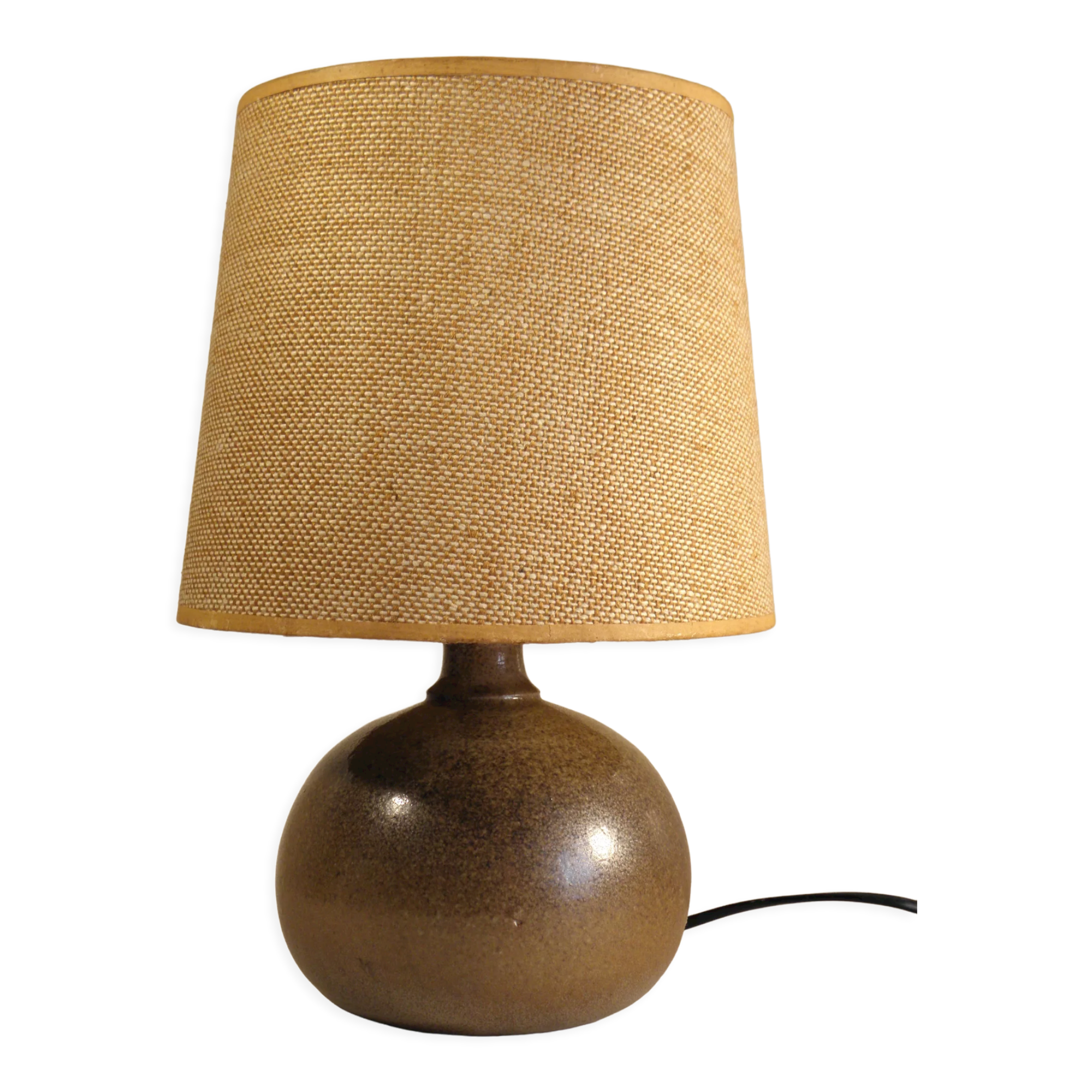 Stoneware lamp 70s