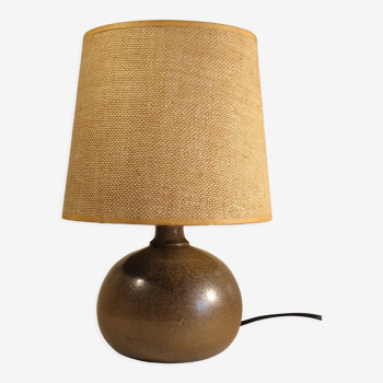 Stoneware lamp 70s