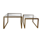 Vintage golden gigognes tables