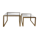 Vintage golden gigognes tables