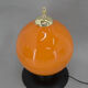 Postmodern orange glass table/floor lamp, 2000s