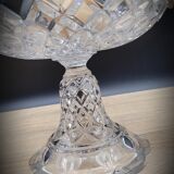 Standing crystal dish