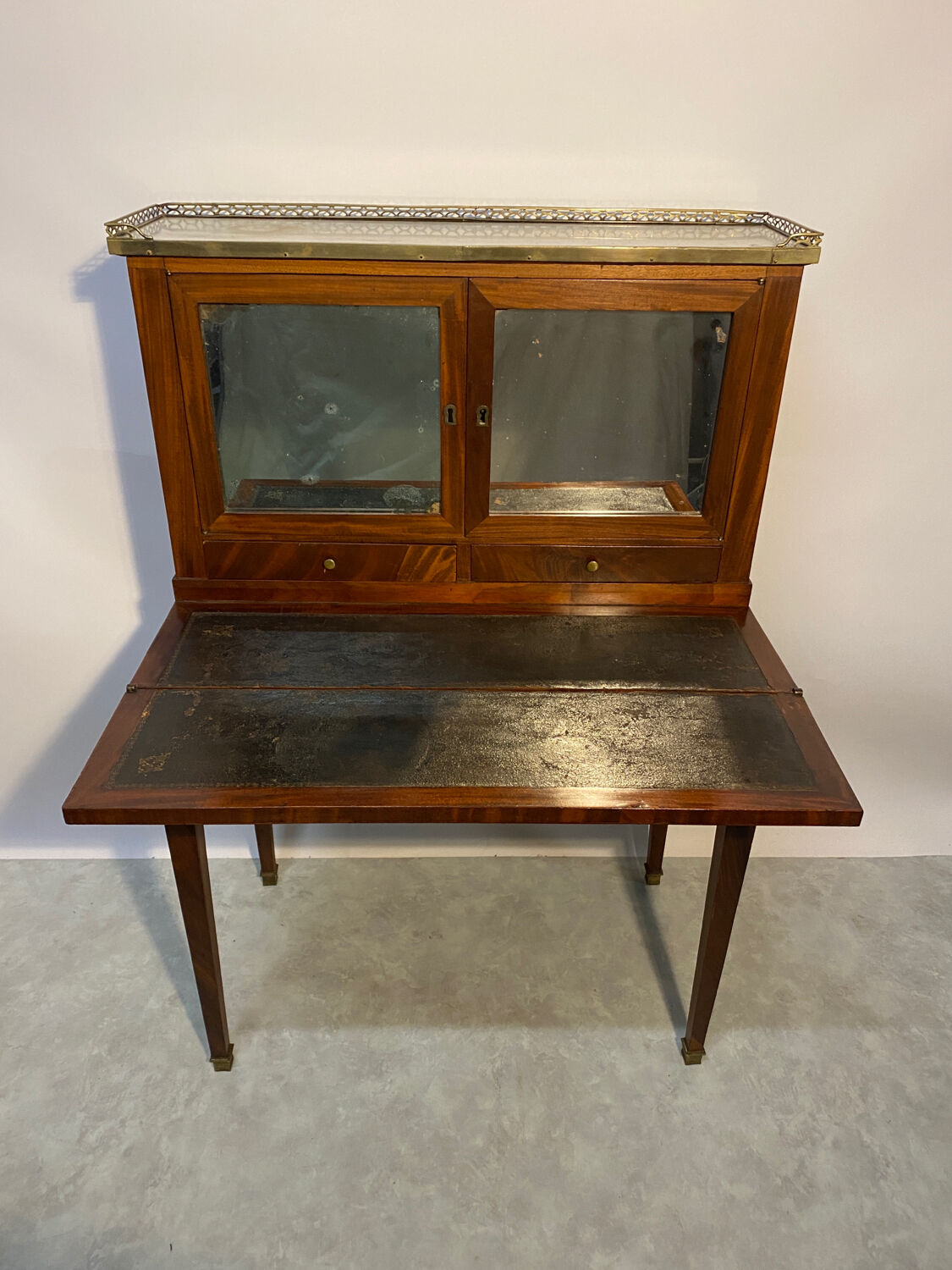Mahogany desk late sixteenth century