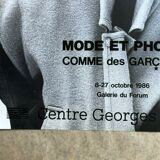 Poster of the Centre Pompidou Paris, Rei Kawakubo Comme des Garçons