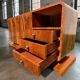 Art Deco walnut sideboard / cabinet, 1930s–1940s, Central Europe
