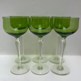Set of 6 a glasses cristal Val Saint Lambert