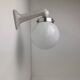Pair of vintage opaline wall sconces