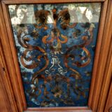 Regency style buffet with glass panels