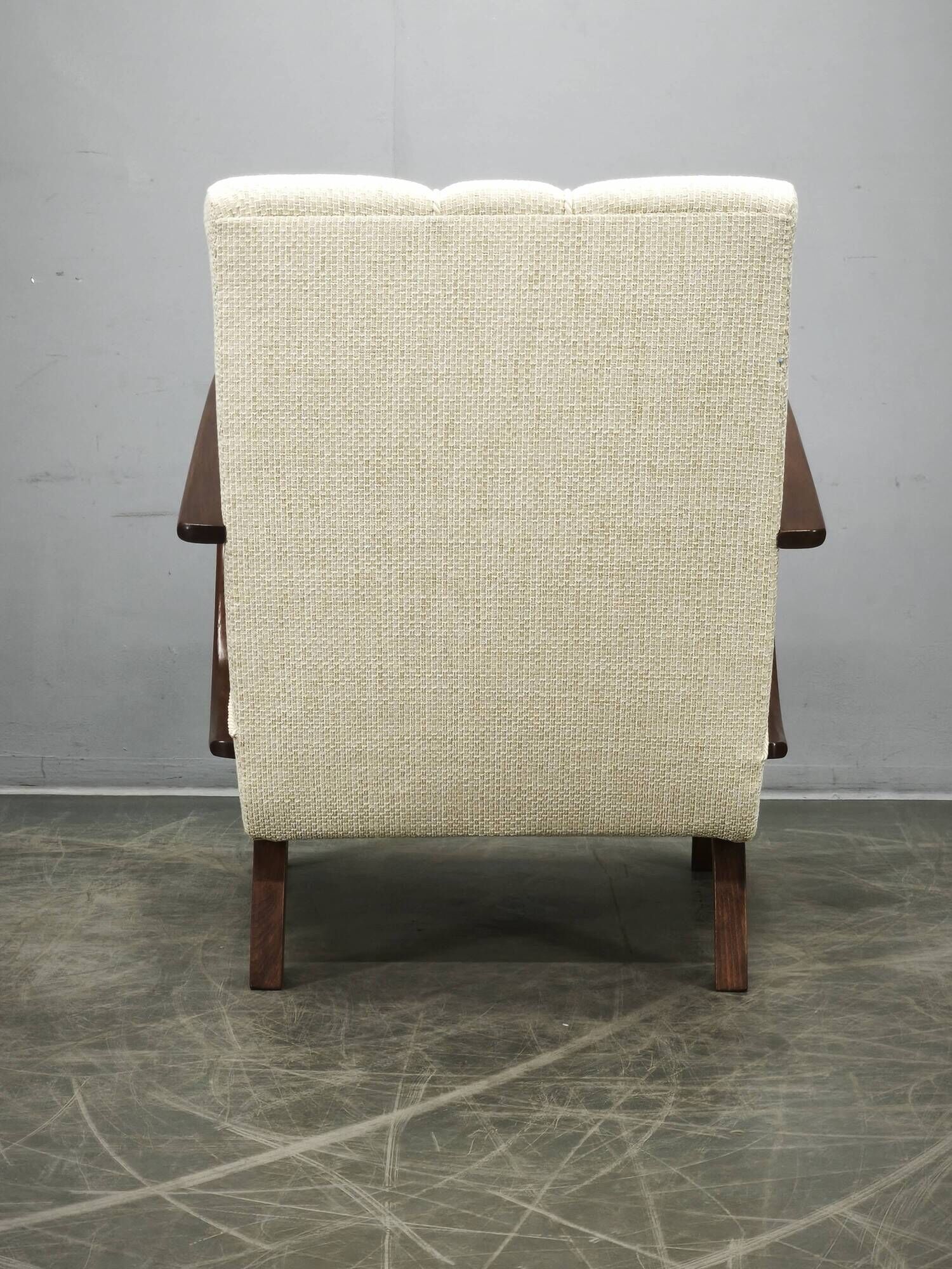Jindřich Halabala Art Deco Bentwood Armchair, Czechoslovakia 1940s