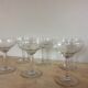 6 old champagne glasses