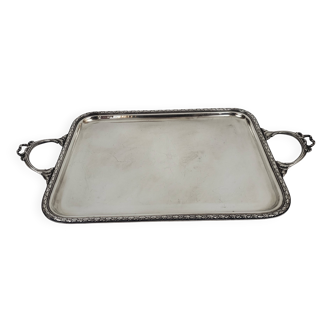 Louis XVI Style Silver Metal Tray