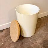 Crayonne beige plastic stool, 1970s