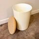 Crayonne beige plastic stool, 1970s