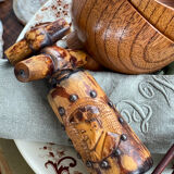 Old wooden corkscrew