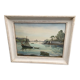 Watercolor on paper by andré mahuas vannes port de pêche 1949