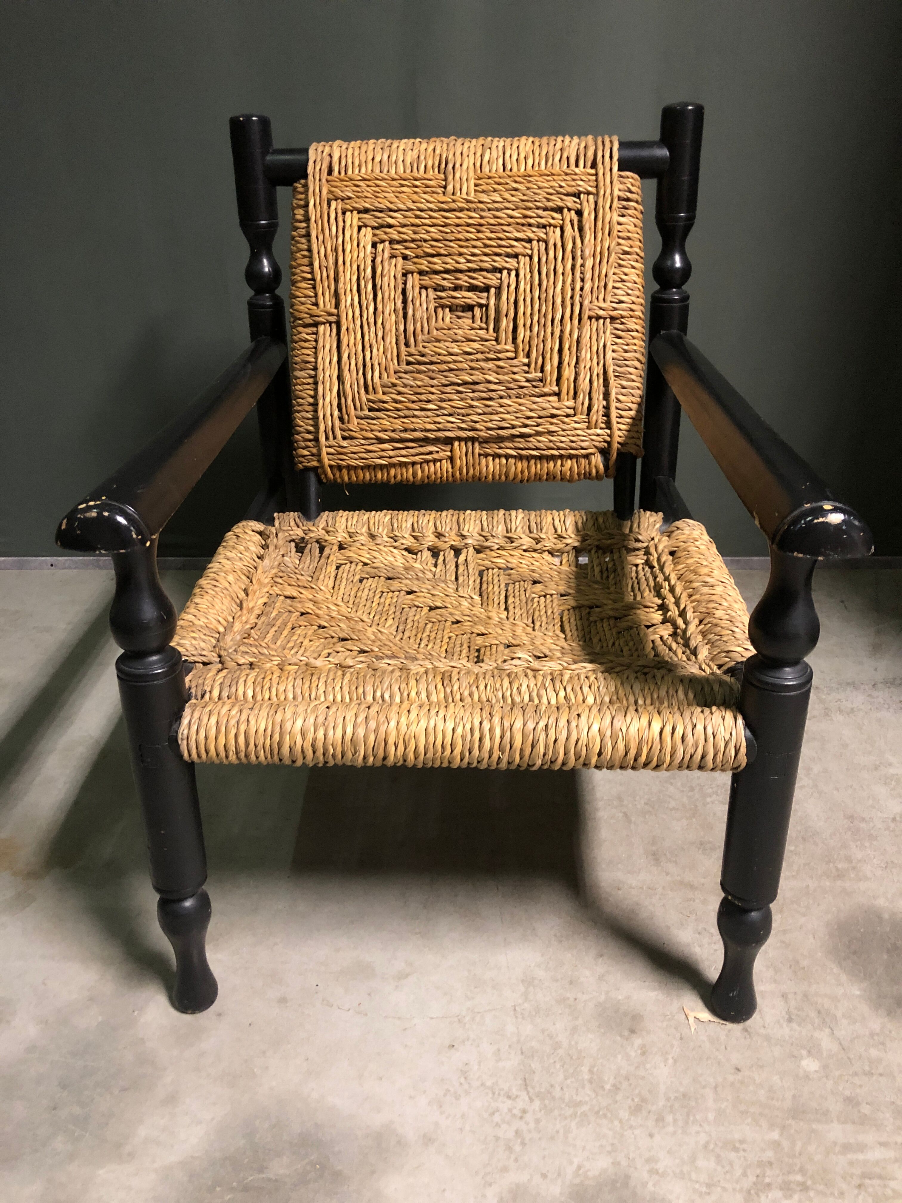 French rope lounge chair