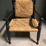 French rope lounge chair