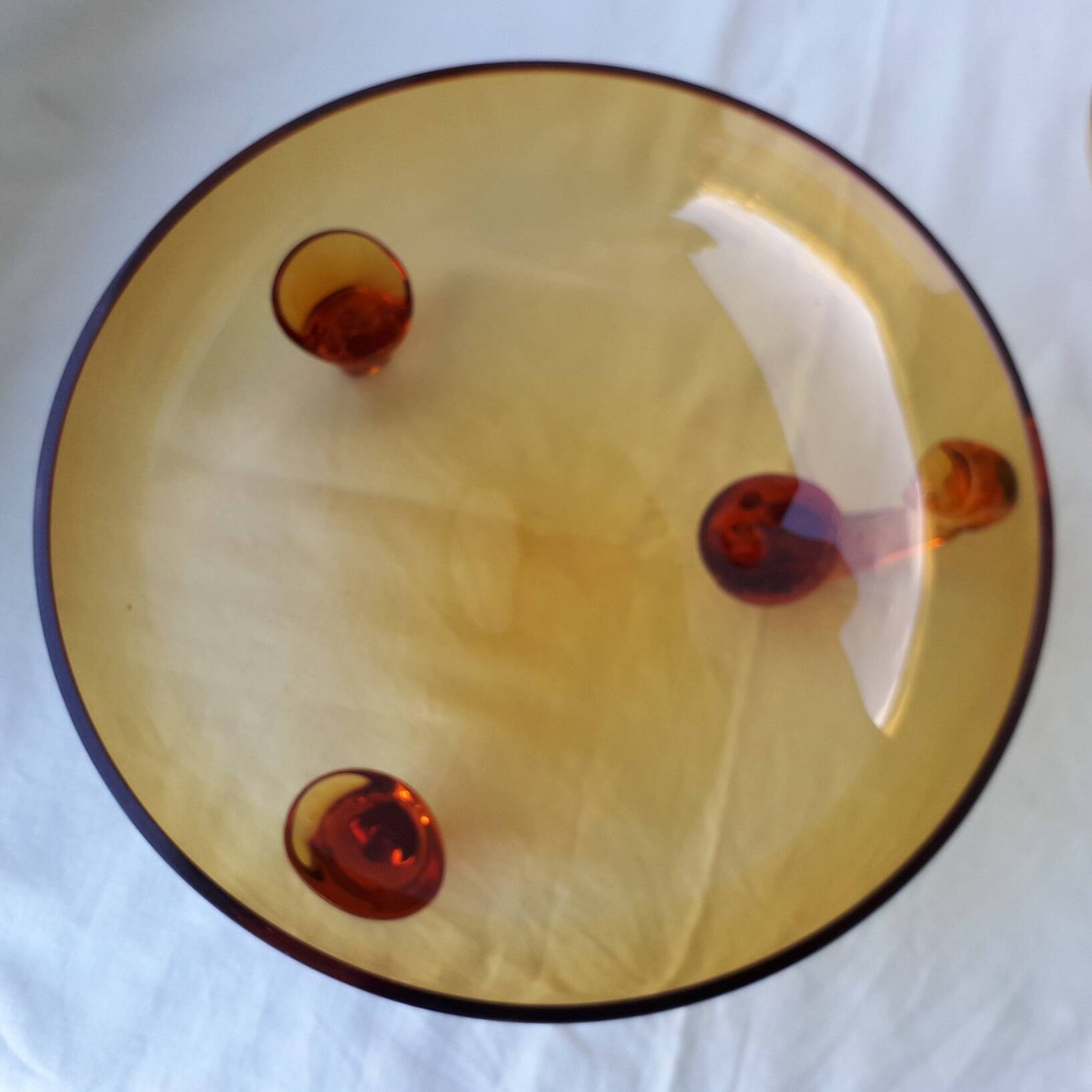 Service à dessert en verre