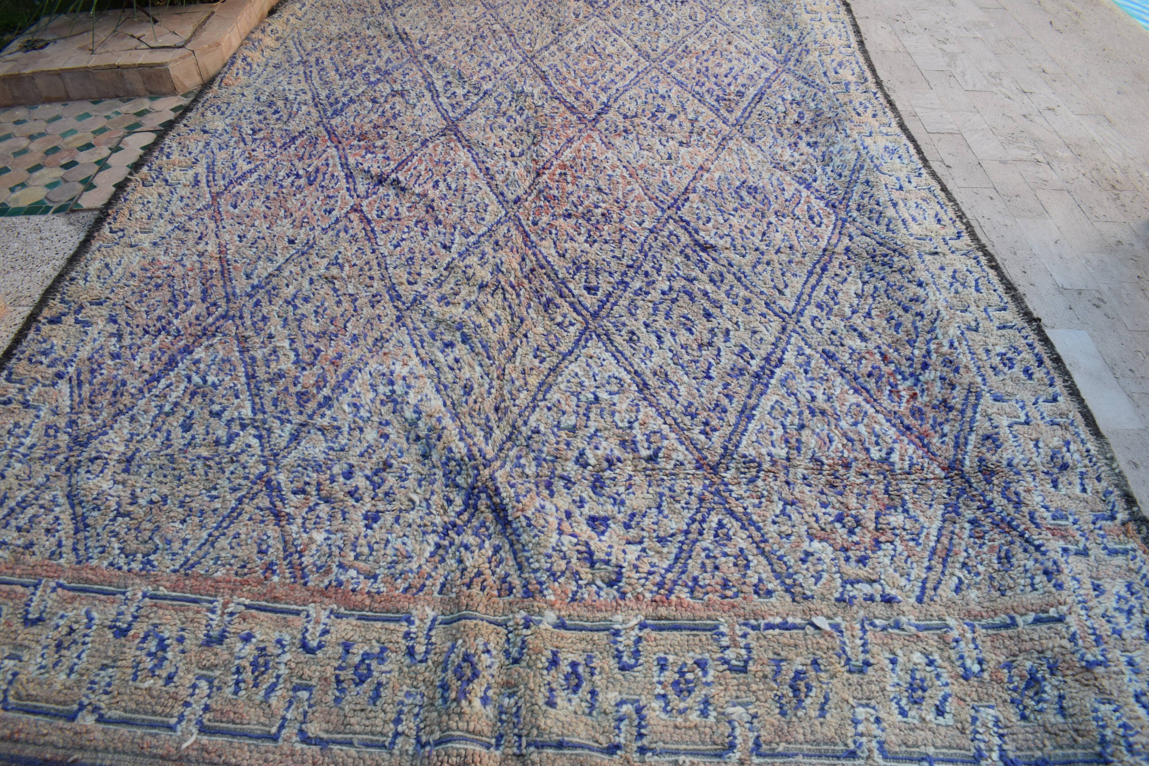 Vintage Moroccan Berber rug, 360x327 cm