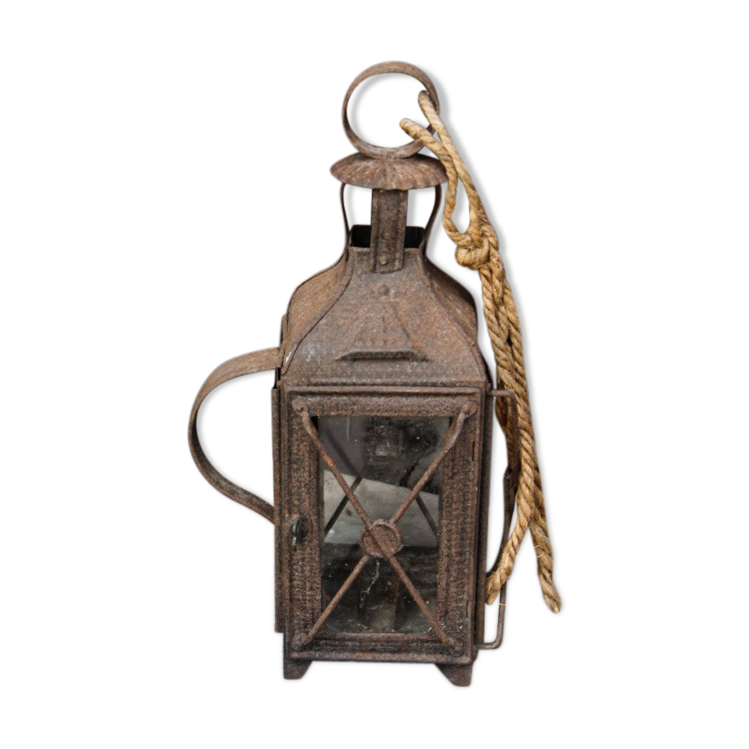 Wrought iron lantern