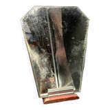 Miroir avec socle en bois