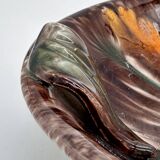 Jaseba tray, majolica, glazed ceramic, germany 1970s