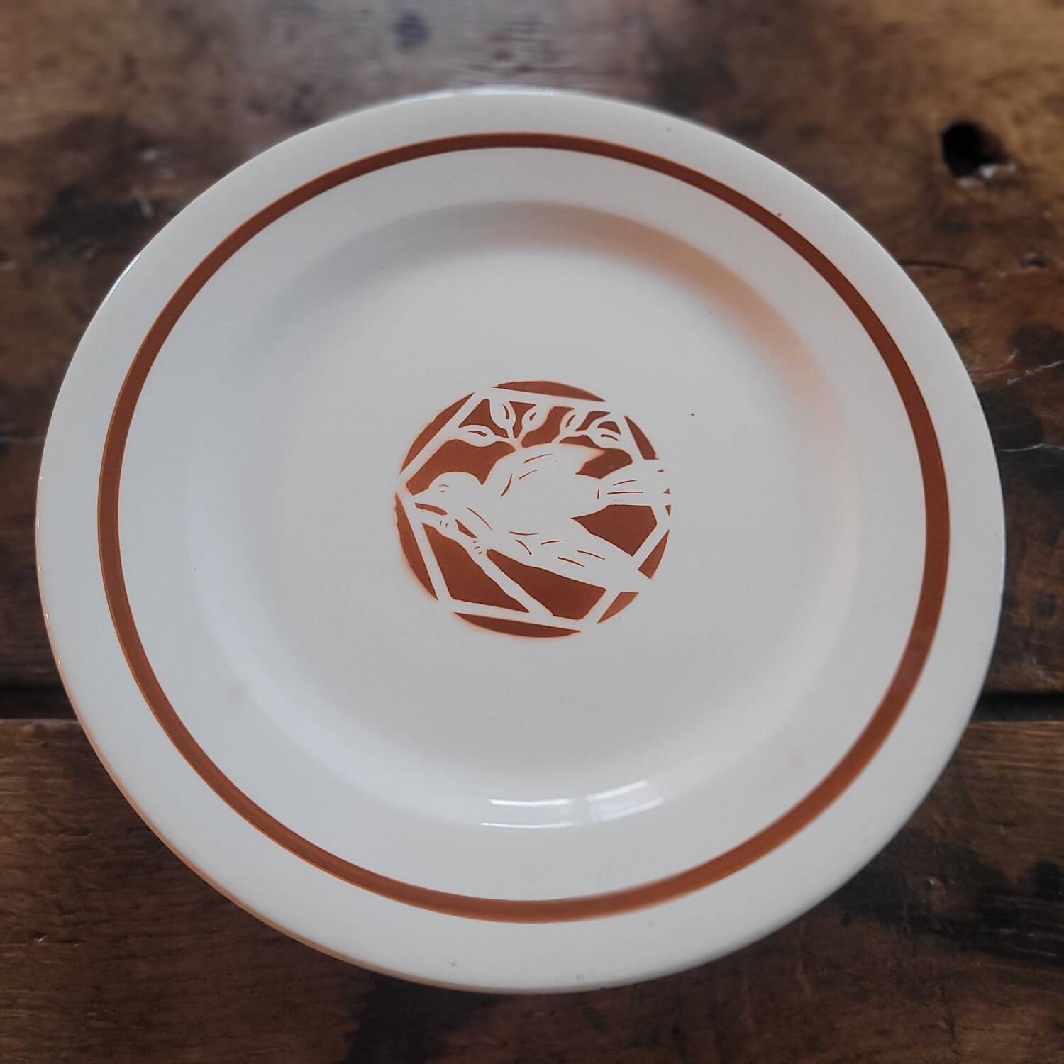 Salins Terre de Fer “Colibri” Fruit Bowl – 1920s–1930s