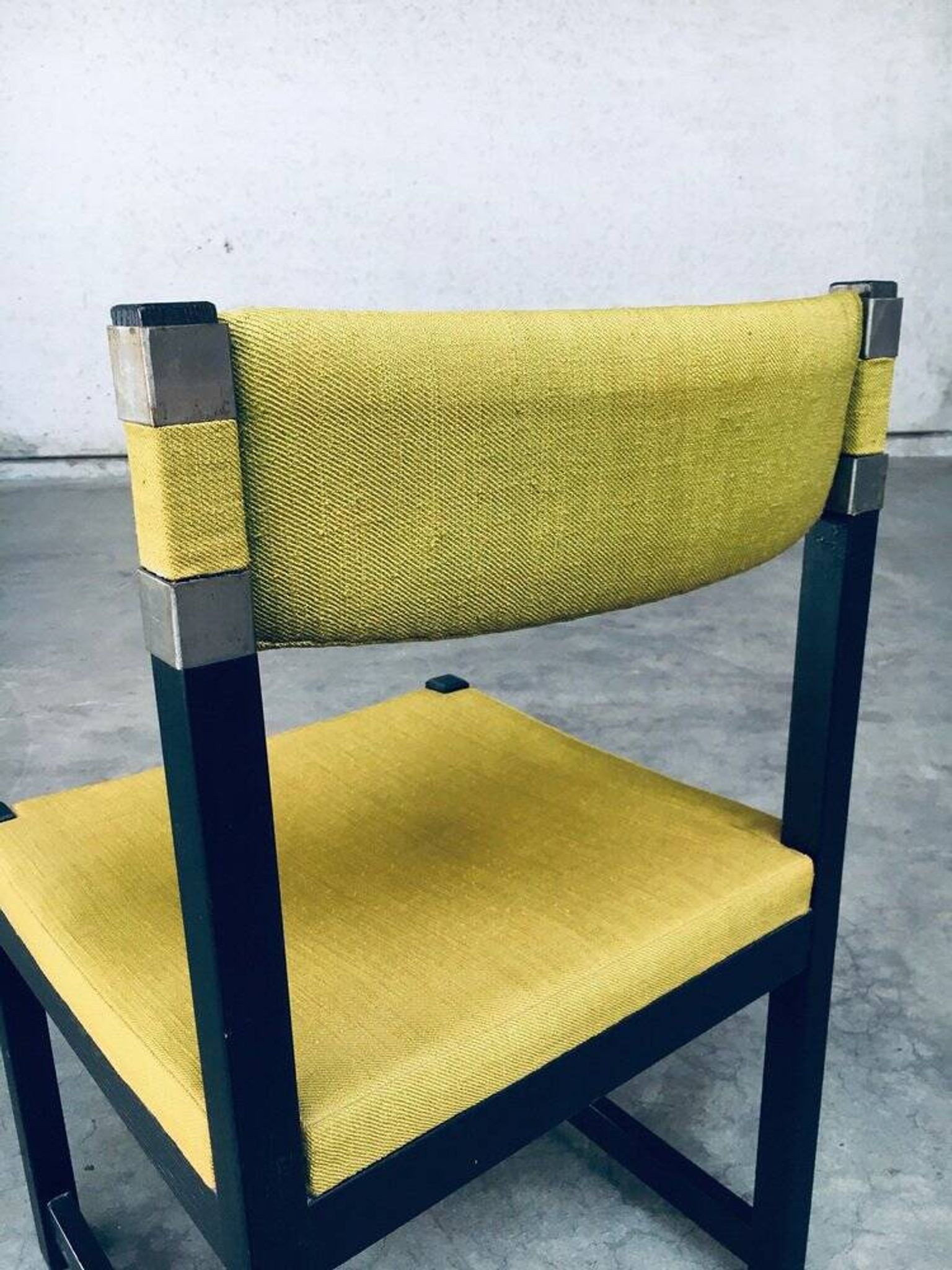 Mid-Century Modern Dining Chair Set by J. Batenburg for Mi, Belgium 1969, Set of 6