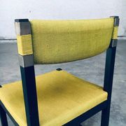 Mid-Century Modern Dining Chair Set by J. Batenburg for Mi, Belgium 1969, Set of 6