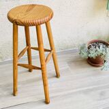 VINTAGE Solid Wood High STOOL