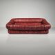 "Bordeaux 'Piumino' canapé by De Pas, D'Urbino and Lomazzi for Dall'Oca, 1970"