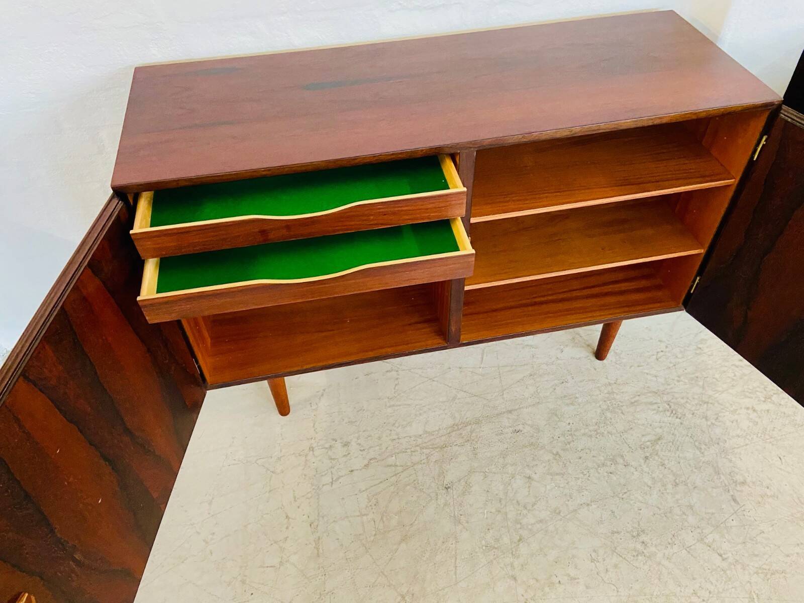 Vintage retro Danish mid-century rosewood sideboard by Gunni Omann 1960s