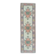 1970s Vintage Turkish Oushak Handmade Wool Cotton Orange Pink Rug  81x270