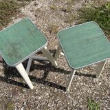 Vintage wooden stool, circa 1950's