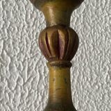 Vintage carved wooden lamp base – Baroque / Italian style