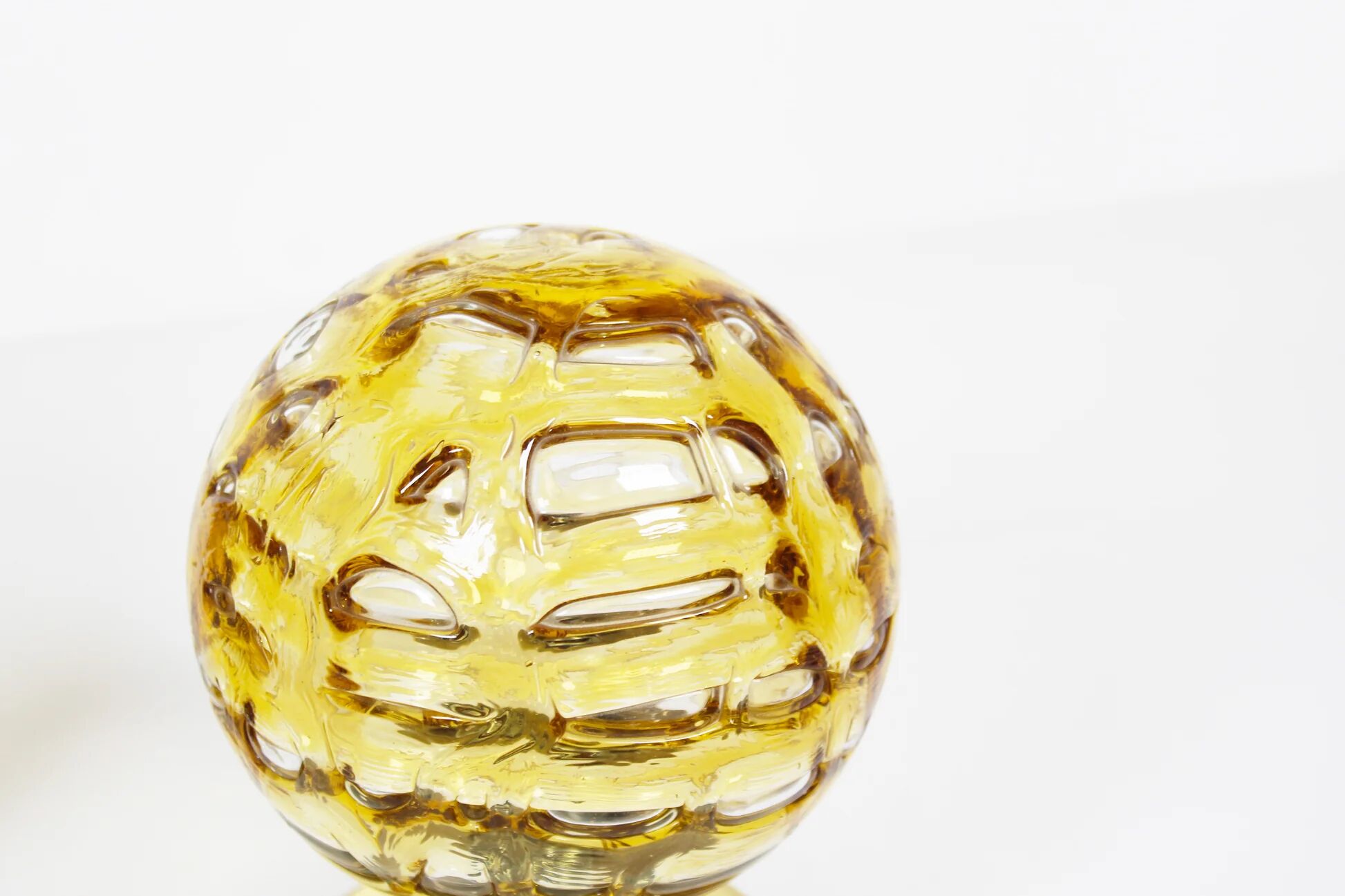 Pair of vintage brass wall lamps by Doria Leuchten