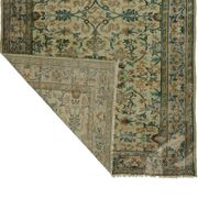 One-of-a-kind turkish handwoven vintage rug - rustic vintage charm 270x 176