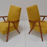 Pair of mid-century Armchairs by Jiri Jiroutek,1960's.