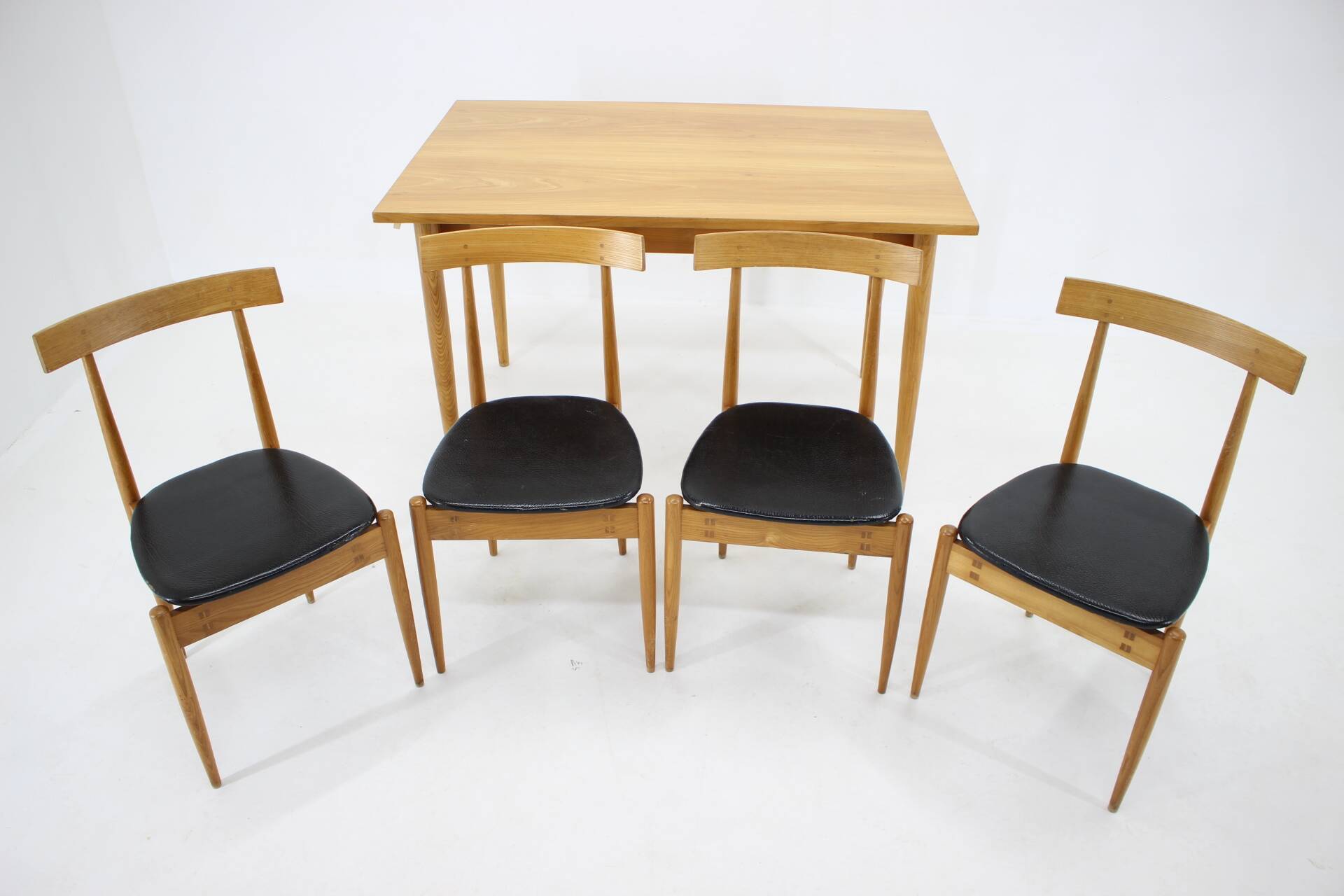1960s Rare Alan Fuchs Dining Set by ULUV, Czechoslovakia