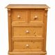 Commode en épicéa massif – 4 tiroirs – Style campagne scandinave