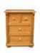 Commode en épicéa massif – 4 tiroirs – Style campagne scandinave
