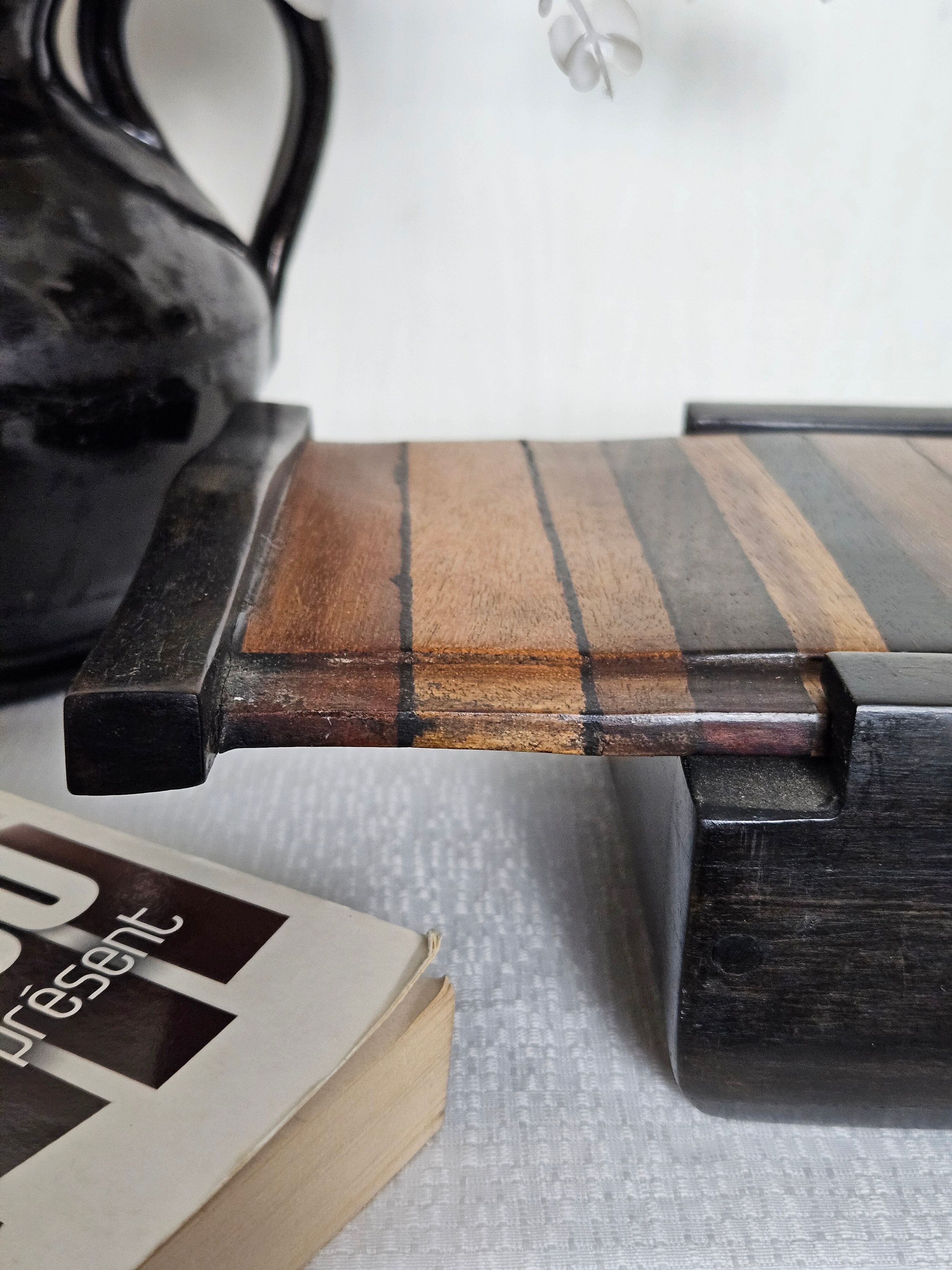 Coffret en ébène de macassar artisanal