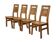 Vintage set of four dining room chairs Finnish Design Laukaan Puu