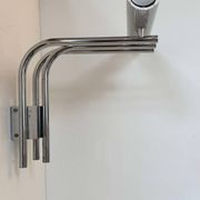 Vintage wall light 20581, chrome metal, by Verre Lumière Studio France 1978