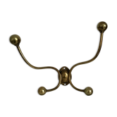 Vintage brass coat hook
