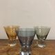 Lot de verres irisés des années 50