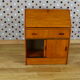 Secretary scandinavian teak gold vintage 1960