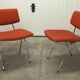Pair of compass model chairs by Pierre Guariche for Les Huchers-Minvielle France 1955