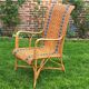 Fauteuil en rotin 60s